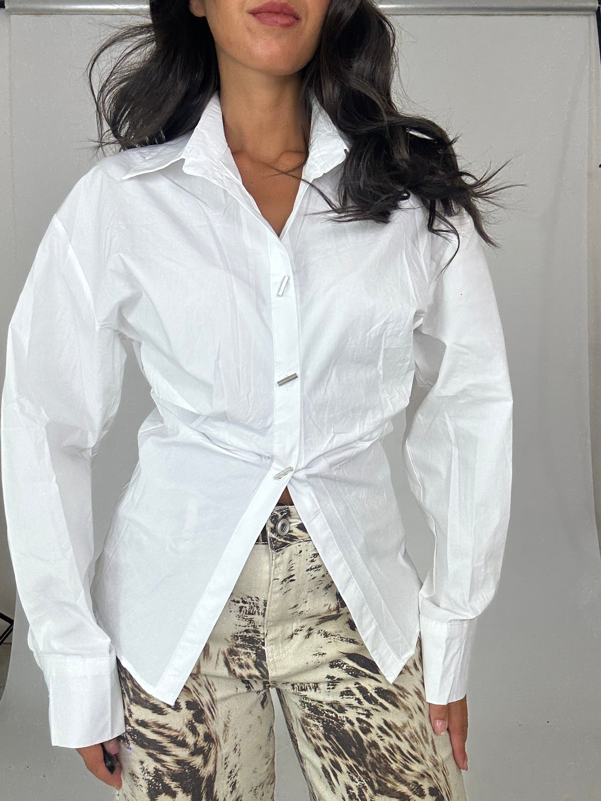Camicia bianca avvitata monique