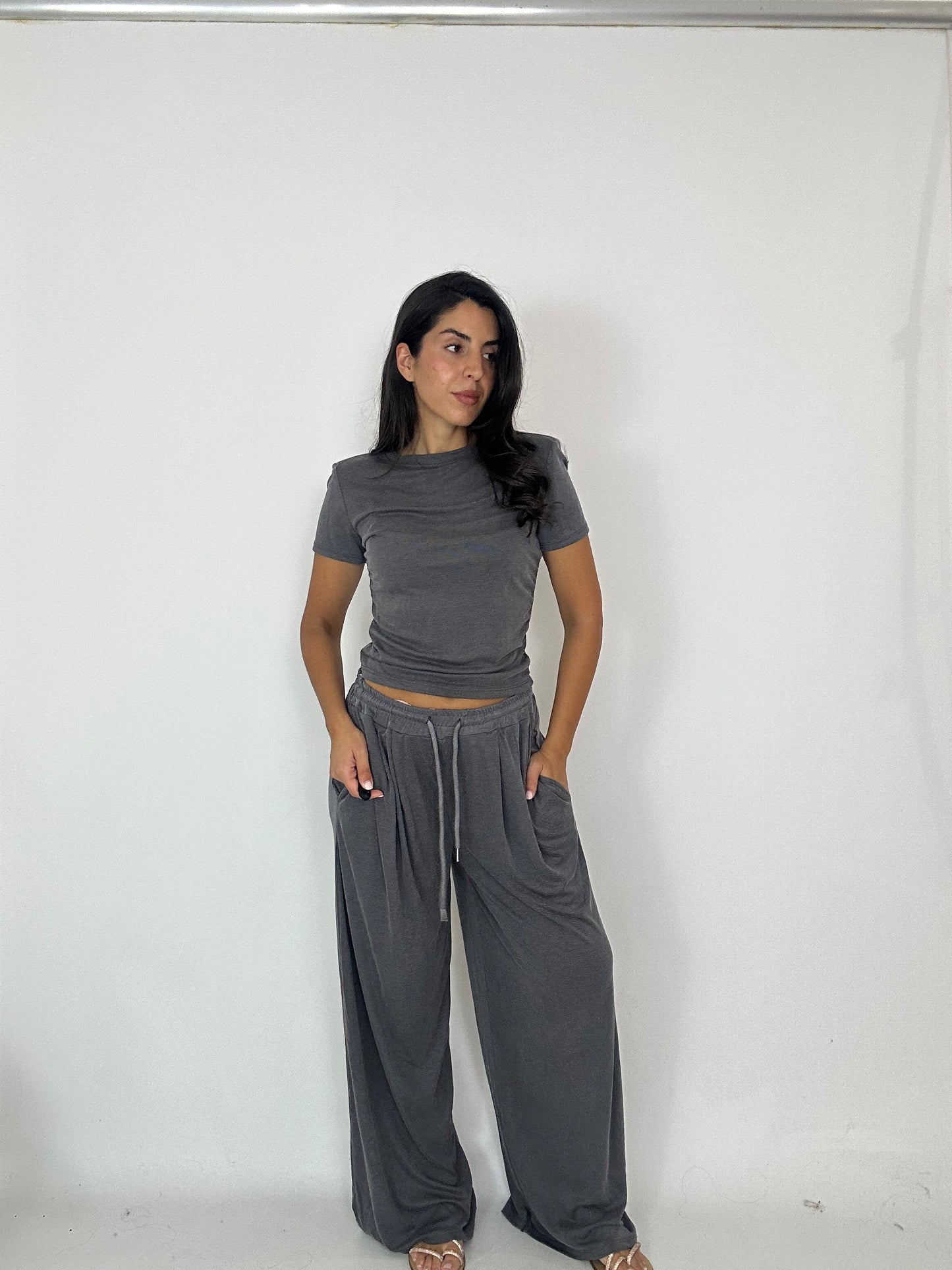 Coordinato comodo grigio