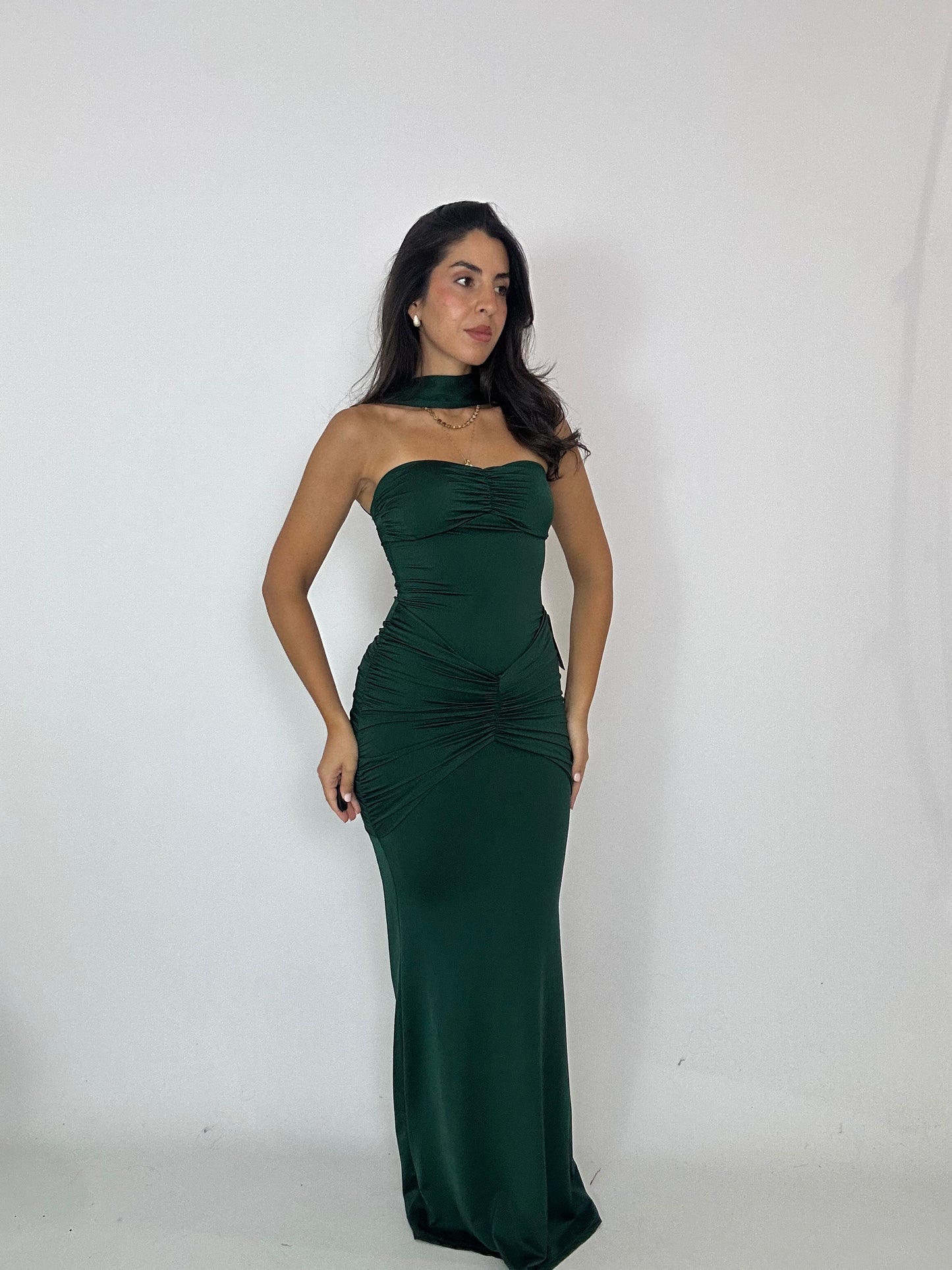 Abito verde elegante