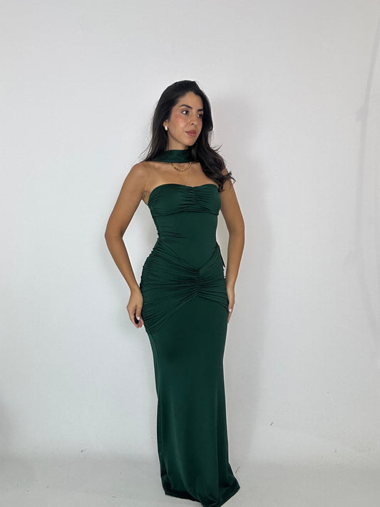 Abito verde elegante