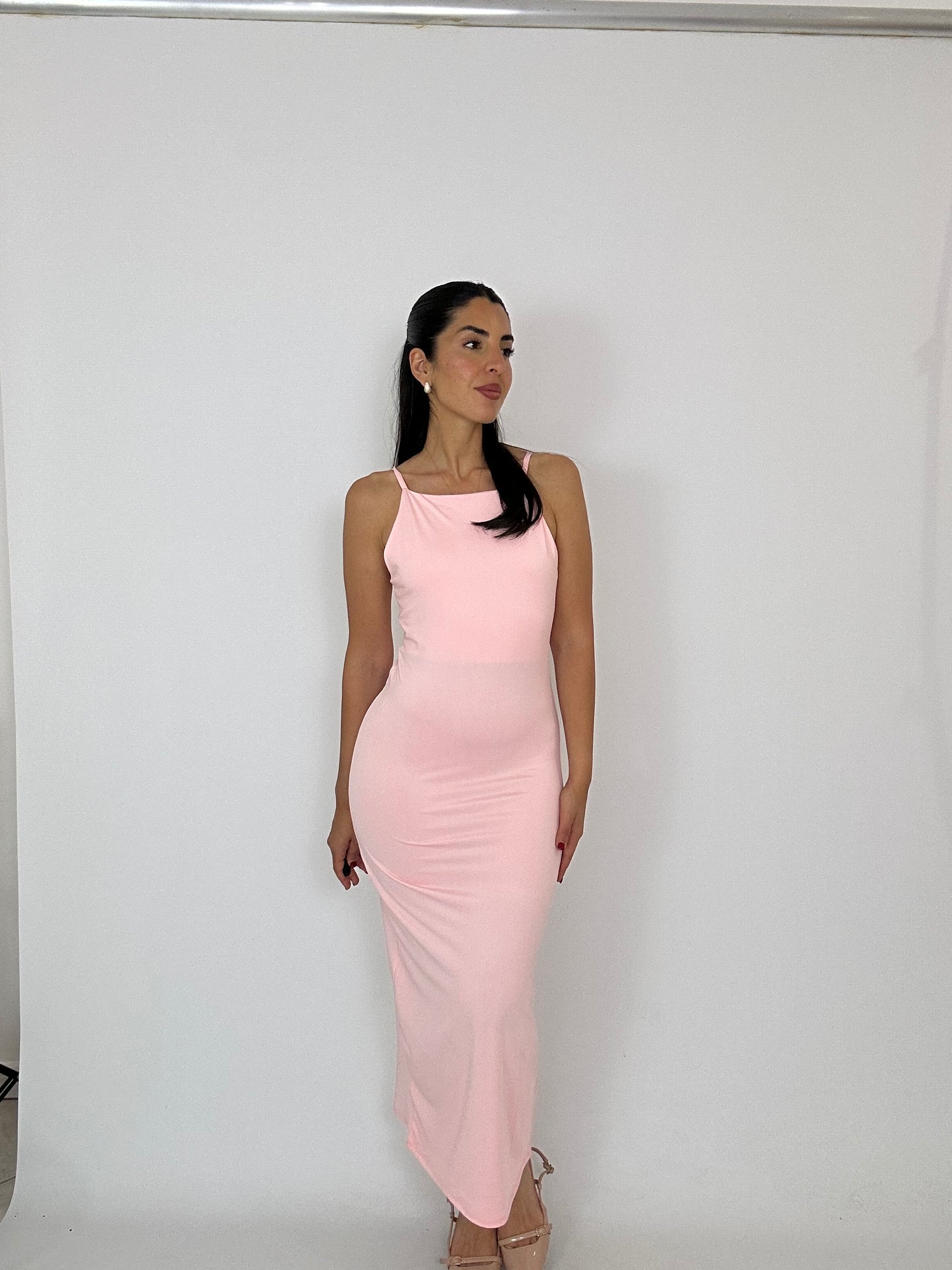 Abito lycra rosa