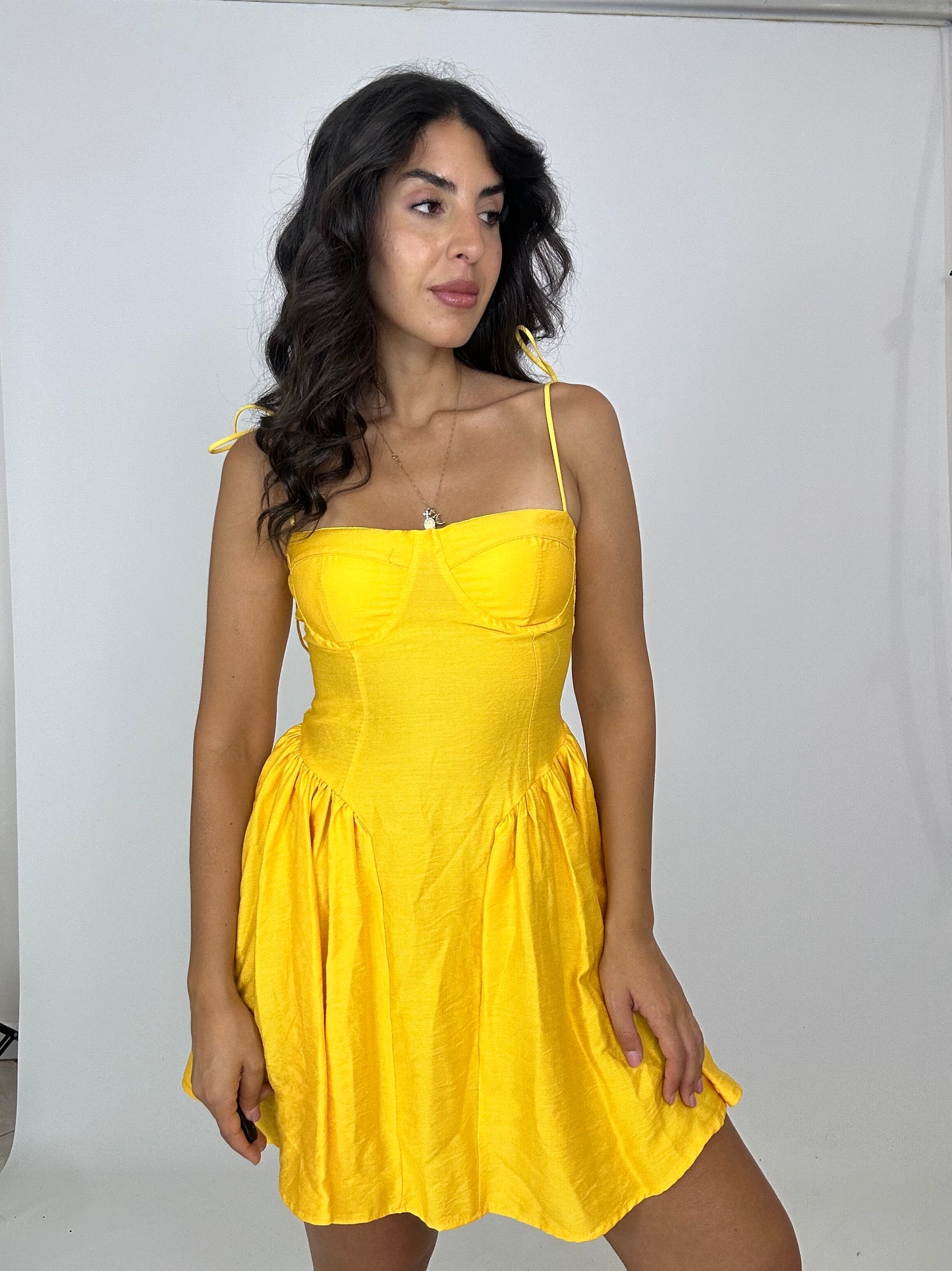 Abitino giallo in cotone