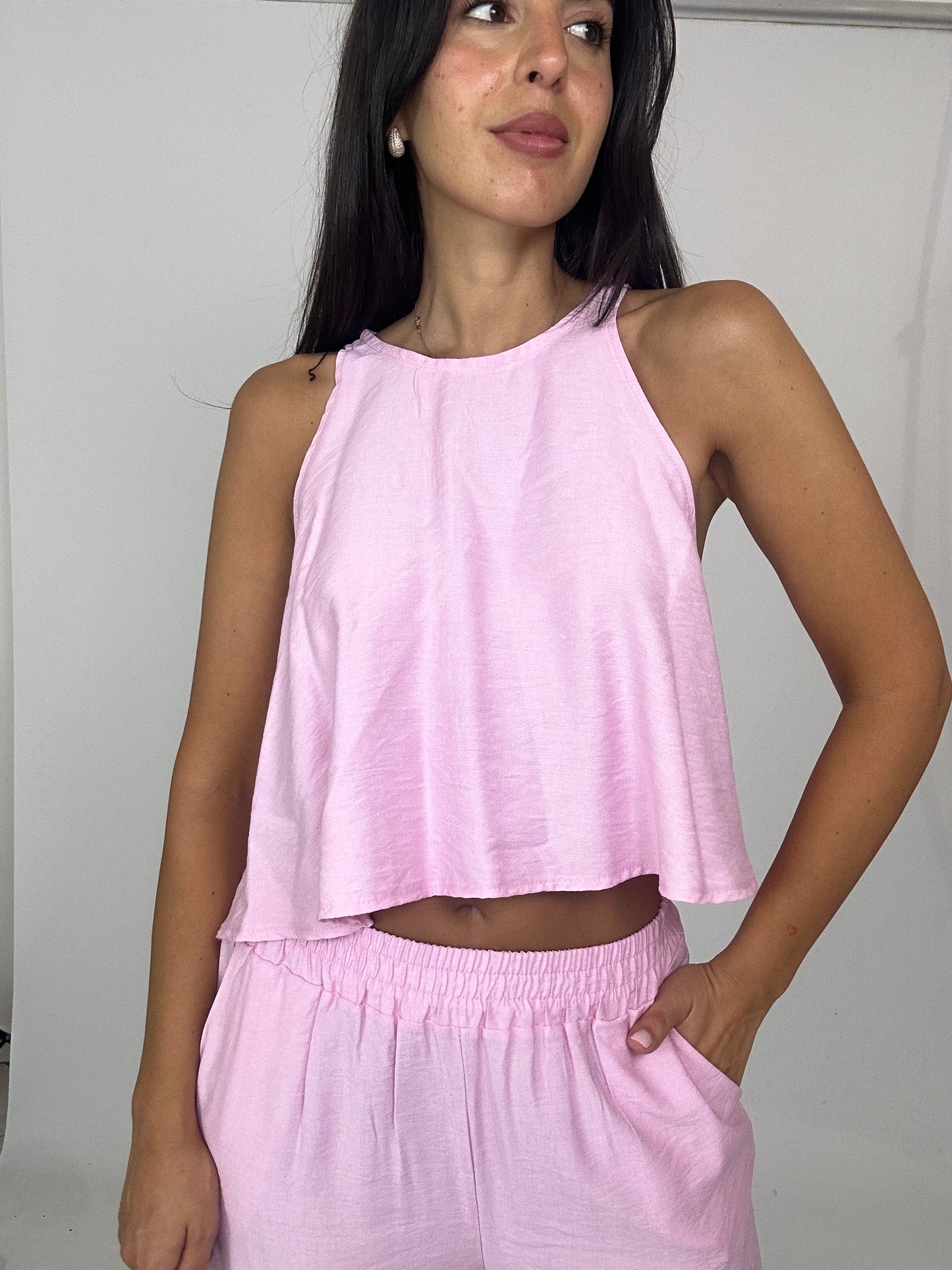 Completo leggero rosa