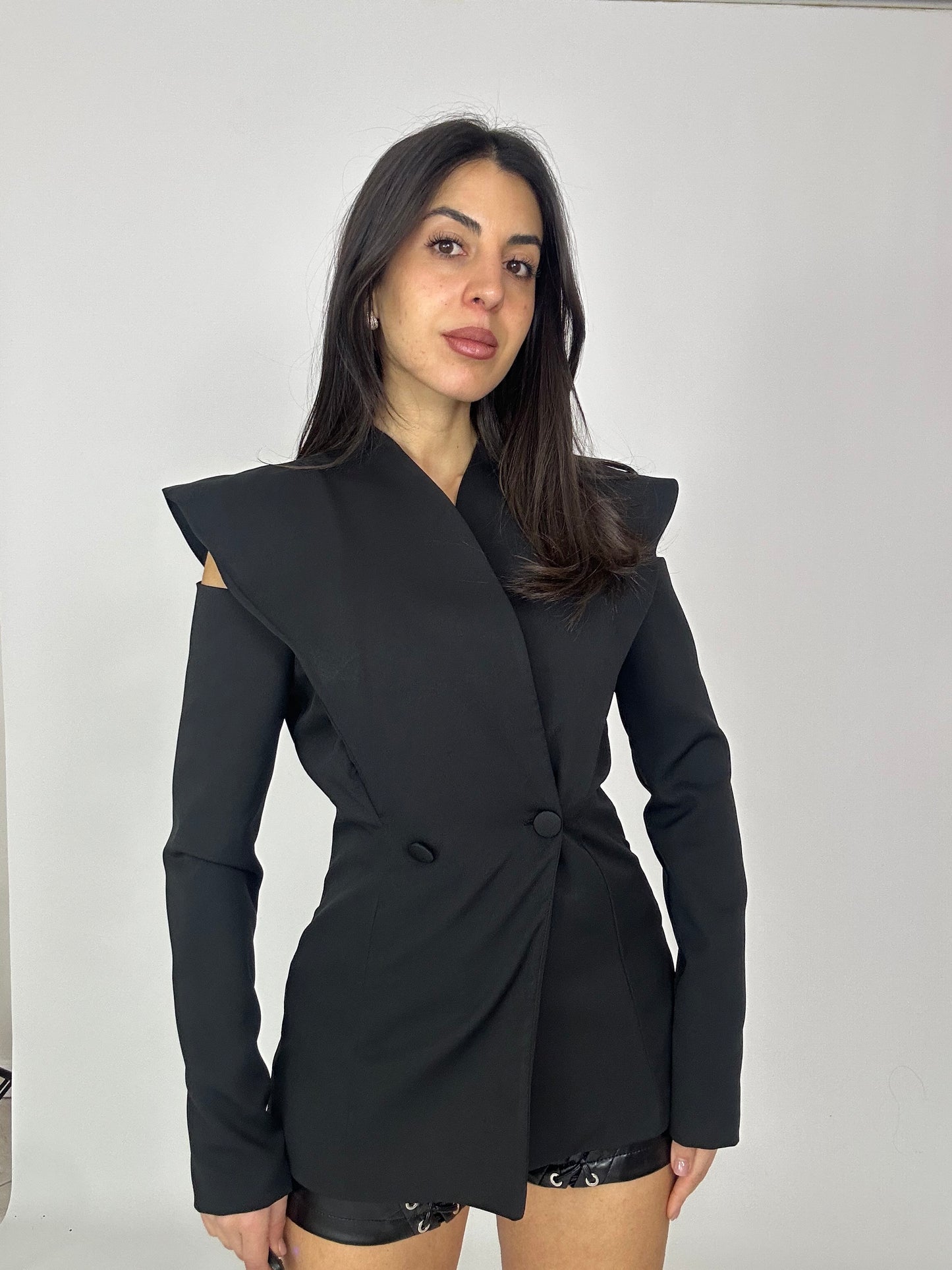 Blazer con spacchetti