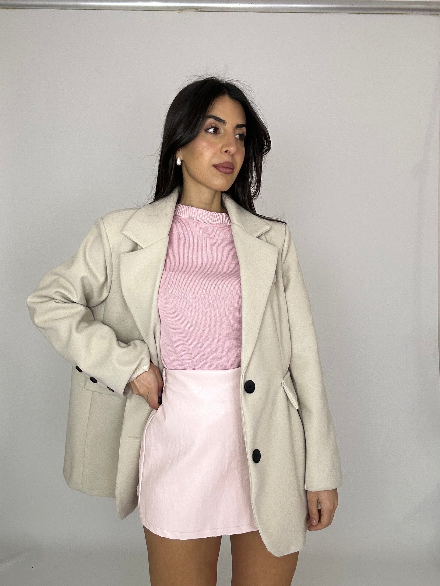 Pantagonna eco pelle rosa