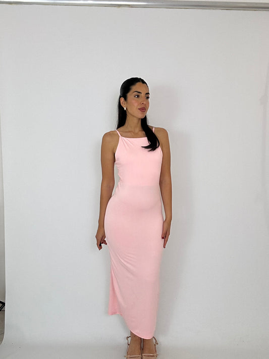 Abito lycra rosa