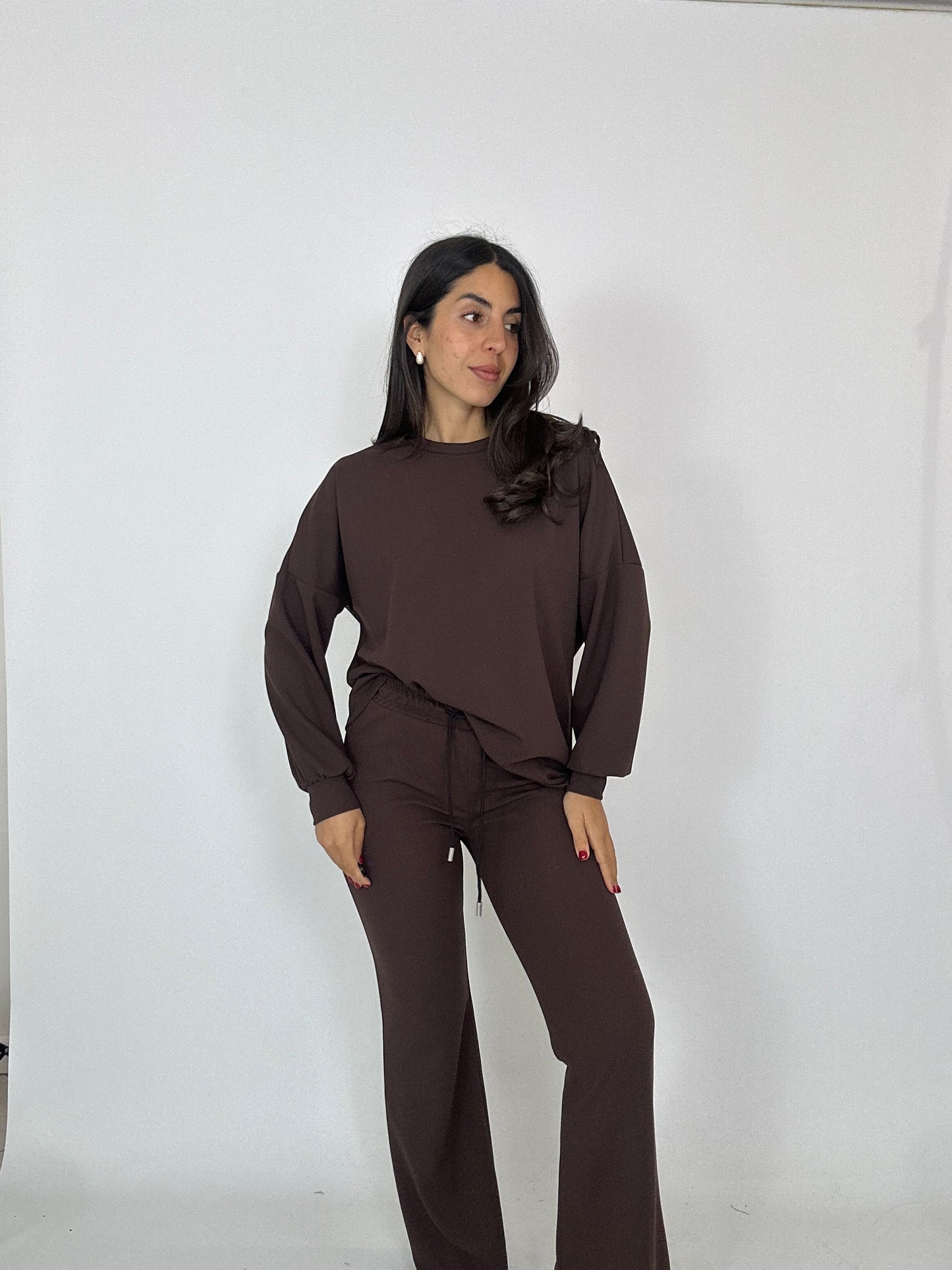 Coordinato marrone leggero