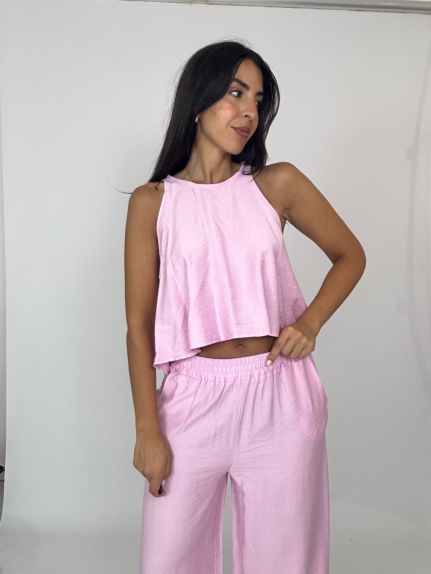 Completo leggero rosa