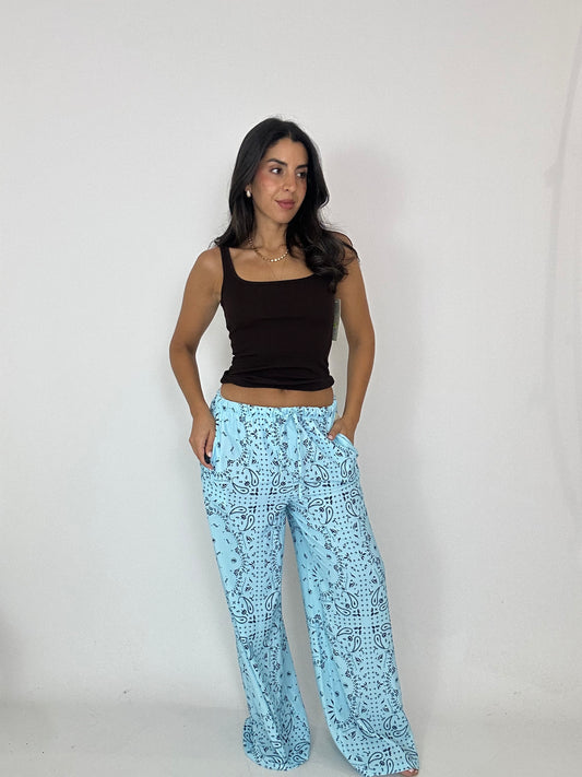 Pantalone stampa bandana