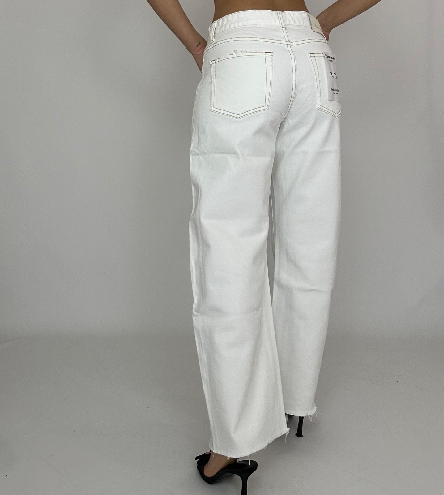 Jeans Baggy Bianchi Donna